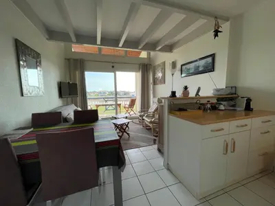 Cuisine ou kitchenette dans l'établissement Les Huniers