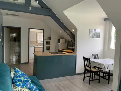Cuisine ou kitchenette dans l'établissement Le Montmieri