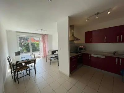 Cuisine ou kitchenette dans l'établissement Les Tourterelles