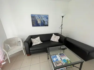 Coin salon dans l'établissement Les Tourterelles