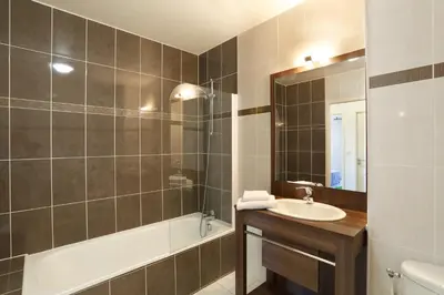 Salle de bains dans l'établissement Résidence Goélia l'Estacade