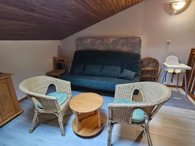 Coin salon dans l'établissement Maison abelias soustons plage