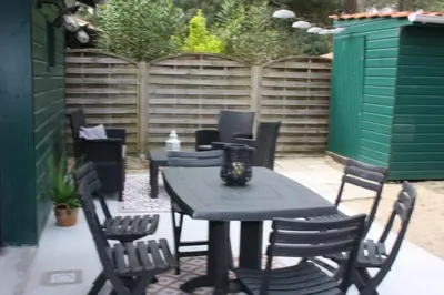 Terrasse ou espace extérieur de l'établissement maison de la plage et du golf
