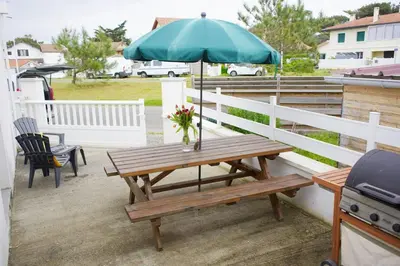 Plan de l'établissement Maison 4 personnes tout confort à 300m de la plage - Clim & Wifi