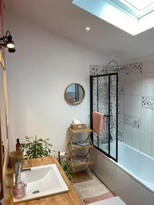 Salle de bains dans l'établissement La Chaise Haute