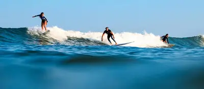 Clients de l'établissement Maison Cosy classée 3 étoiles proche plages de surf de Contis