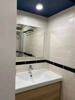 Salle de bains dans l'établissement Capbreton Villa Patio 27m2 5 pers près port plages