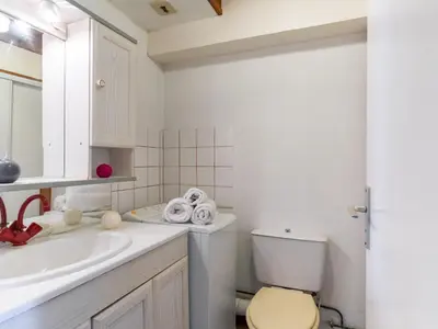Salle de bains dans l'établissement Apartment Belvédère 4 by Interhome