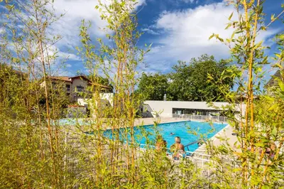 Piscine de l'établissement Sable Etoilé - Maison cozy espace&confort à 1km du Golf d'Arcachon ou située à proximité
