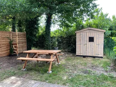 Jardin de l'établissement Le Teich, appartement coeur de ville