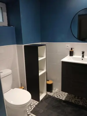Salle de bains dans l'établissement la petite Poyannaise
