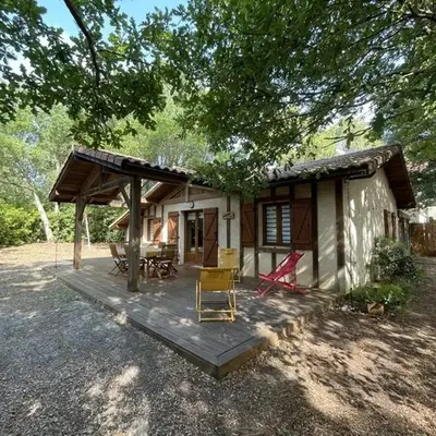 Villa 3 chambres pour 6 personnes à Soustons avec parking - FR-1-379-150