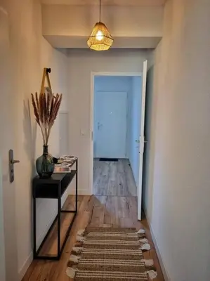 Plan de l'établissement Appartement in Mimizan's center with pool & BBQ