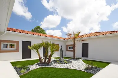 Jardin de l'établissement Casa Lhosa Villa patio 3 étoiles