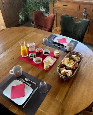 Nourriture dans le B&B/chambre d'hôtes ou à proximité