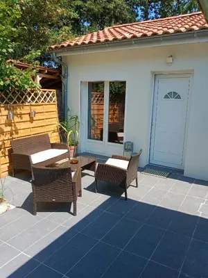 Terrasse ou espace extérieur de l'établissement 2 chambres d'hôtes au calme proche centre ville