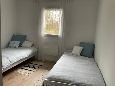 Un ou plusieurs lits dans un hébergement de l'établissement Maison neuve entre Bassin d'Arcachon et Landes