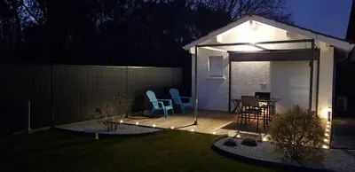 Jardin de l'établissement Chambre d'hôtes Entre-deux Lacs