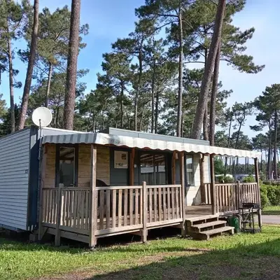 MH 462 Les dunes de Contis 2 chambres et 2 salles de bains dans camping 4 étoiles