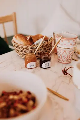 Nourriture dans le B&B/chambre d'hôtes ou à proximité