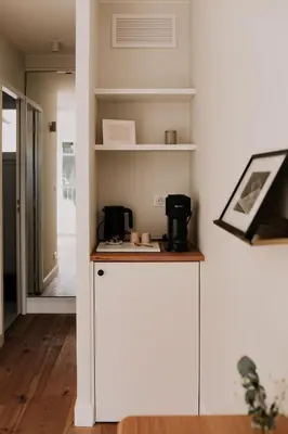 Cuisine ou kitchenette dans l'établissement Chez Brens - Maison d'hôtes à La Hume