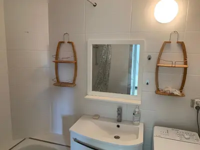 Salle de bains dans l'établissement Le Green-Center, 2 pièces en Hyper Centre