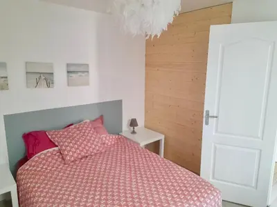 Un ou plusieurs lits dans un hébergement de l'établissement Maisonnette Bassin d'Arcachon