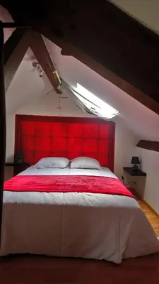 Un ou plusieurs lits dans un hébergement de l'établissement 50 M OCÉAN maison classée 2 étoiles 2/7 personnes