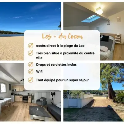 Un cocon climatisé au bord du Lac d’Hossegor