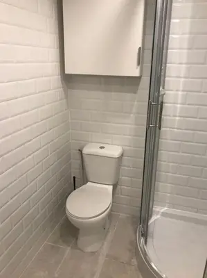 Salle de bains dans l'établissement Villa patio classée proche océan