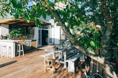Jardin de l'établissement Domaine L'Ermitage 5 * au coeur des terres basquo-landaises