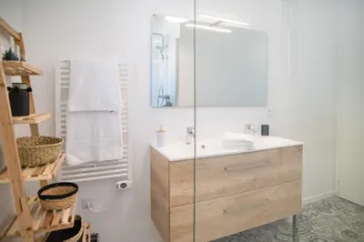 Salle de bains dans l'établissement Villa Nina- Maison cocon cosy