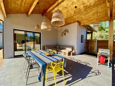 Plan de l'établissement Villa avec piscine chauffée idéalement située