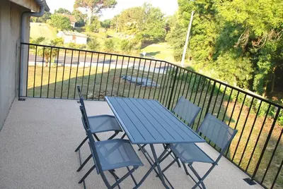 Balcon ou terrasse dans l'établissement Domaine de Grisere