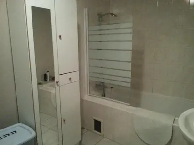 Salle de bains dans l'établissement Gîte Tucolet