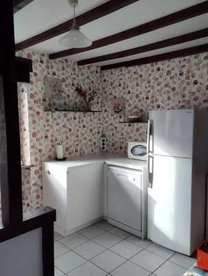 Cuisine ou kitchenette dans l'établissement Gîte Tucolet