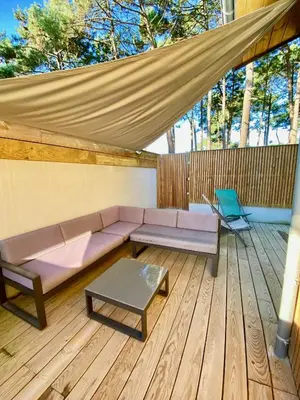 Balcon ou terrasse dans l'établissement Villa Palot à la plage