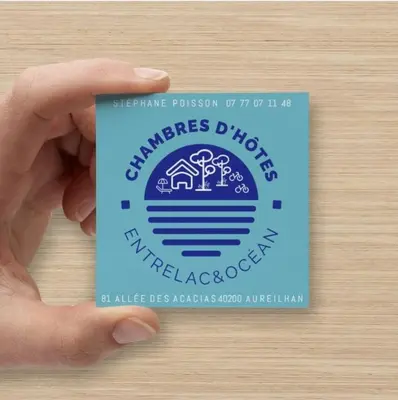 Certificat, récompense, panneau ou autre document affiché dans l'établissement EntreLac&Océan1 - chambre d'hôtes chez l'habitant, Entrée et terrasse privée- cyclotouristes bienvenue
