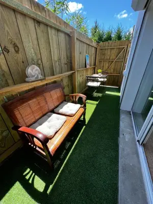 Jardin de l'établissement Maisonnette de charme près de Capbreton Hossegor