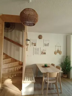 Coin salon dans l'établissement Le Petit Eden des Dunes