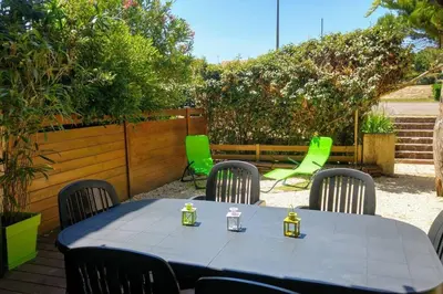Jardin de l'établissement Le Petit Eden des Dunes