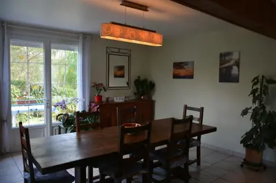 Coin salon dans l'établissement Chambre d'hôtes de la tuilerie