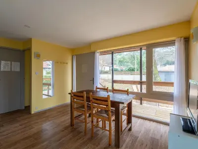 Plan de l'établissement Chalet cosy pour 4 pers à Mimizan, proche plages et pistes cyclables, classé 2 étoiles - FR-1-50-108
