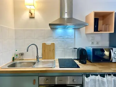 Cuisine ou kitchenette dans l'établissement LE PANCAUT- Chaleureux - Hyper Centre