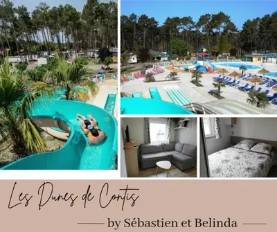 Piscine de l'établissement Sbvacances TOUT CONFORT 2ch et 1sdb, environnement CALME et VERDOYANT dans camping 4 étoiles ou située à proximité