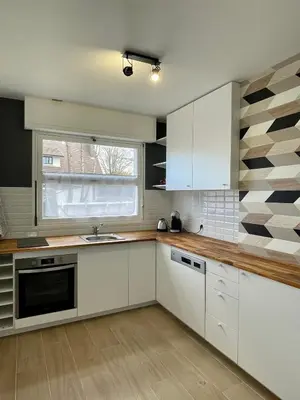 Cuisine ou kitchenette dans l'établissement L'Ocenoa2