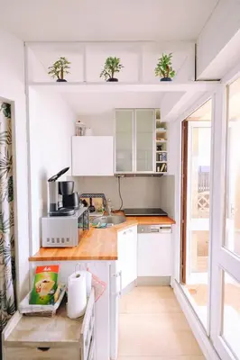 Cuisine ou kitchenette dans l'établissement Appart cosy proche de la plage.
