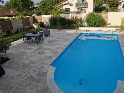 Piscine de l'établissement Appartement 5 personnes avec piscine 60m2 ou située à proximité