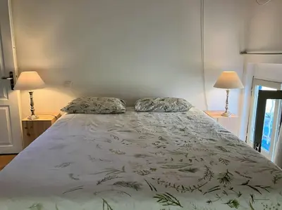 Un ou plusieurs lits dans un hébergement de l'établissement Havre de paix à 15 km des plages