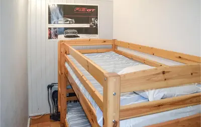 Un ou plusieurs lits dans un hébergement de l'établissement Beautiful Apartment In Capbreton